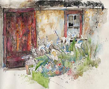 Abandoned Irish cottage