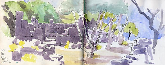 Doric temple, Lato, Crete