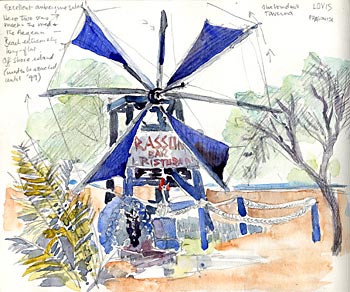 Electricity generator, Prasonisi, Rhodes